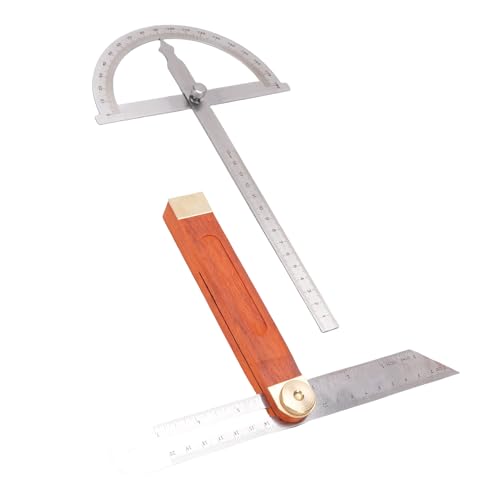 Kit Transportador Buscador de Ángulos Matybobe Acero miniatura 7