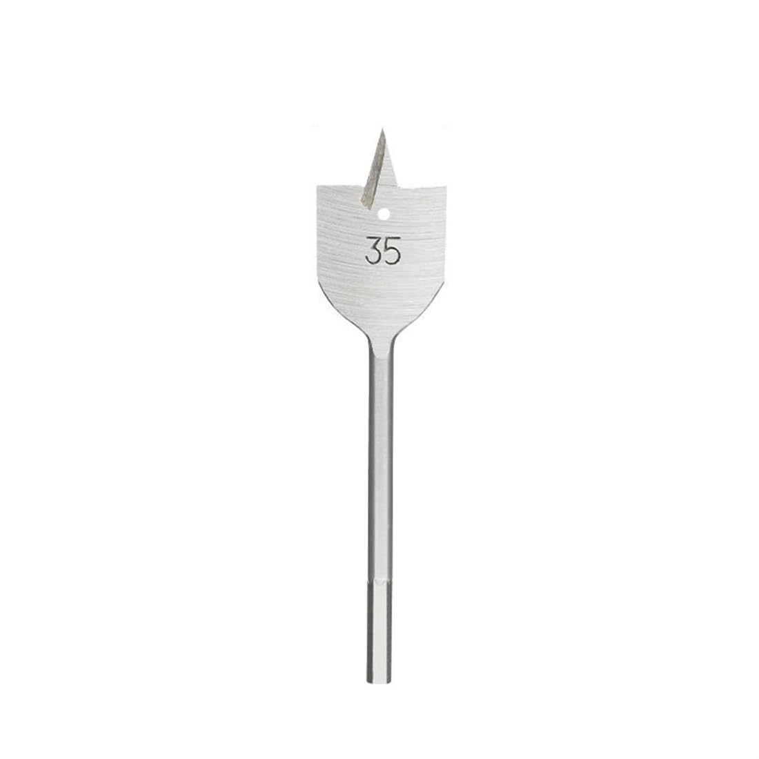 EsportsMJJ 6-40Mm Flat Spade Wood Drill Bit Hex Shank Woodworking Spade Drill Bit Hole Cutter - 35Mm