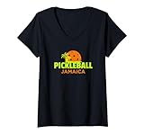 Photo Gallery palma pickleball giamaica maglietta con collo a v Photo Gallery palma pickleball giamaica maglietta con collo a v