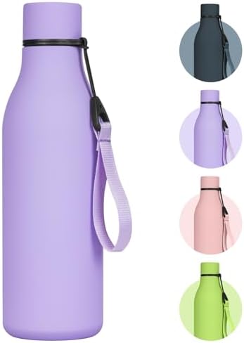 Flintronic 550 ML Botella agua Acero Inoxidable, Sin BPA, Botella...