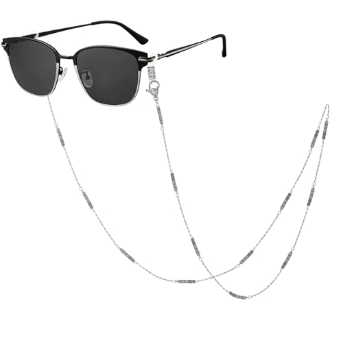 Lapanjuor Eyeglass Chain for Women Stylish,Stainless Steel Glasses Strap for Men Women,Eye Glasses Holders Around Neck
