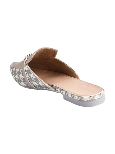 Image of TRYME Trending Stylish Buckle Bellies Soft & Comfortable Flat Mules Sandal for Womens and Girls