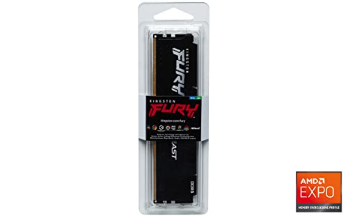 Image of Kingston Fury Beast 16GB 5600MT /s DDR5 CL36 Desktop Memory Single Module | AMD Expo |KF556C36BBE-16