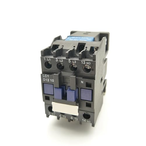 Contacteur CA triphasé LC1-D1210 résout les pannes de démarrage moteur 12A bobine 36V triphasé 3P
