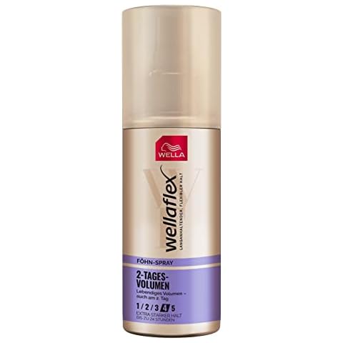 Wellaflex Föhnspray 2-Tages-Volumen Extra Stark - Styling Spray für 24h flexiblen Halt ohne Verkleben Cover
