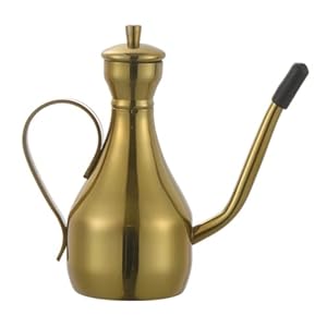 Veesper Olijfolie Fles Rvs Olie Drizzler, Roestvrij Staal Olie Dispenser Olijfolie Kan Olijfolie Dispenser Voor Keuken Tool Accessoires