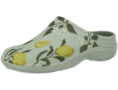 Outdoor Soul Unisex Slip-On Pattern or Plain Garden Clogs (Lemons UK Footwear Size System Adult Women Numeric Medium 6)