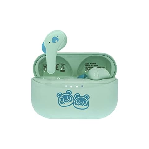 OTL Technologies Animal Crossing AC0875 TWS Wireless Earphones with Charging Case Green Cover