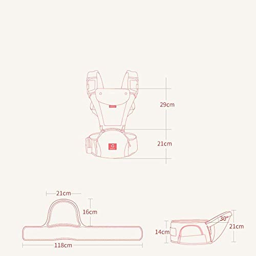 NJ Babydrager voor babydrager, verbetert vier seizoenen, complex, ergonomisch multicolor, vier-in-one-babydrager… - Image 6