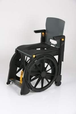 Folding Shower Commode Chair 20" Rear SP Wheels