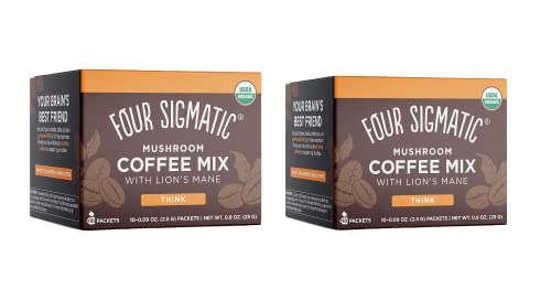 Café con hongo melena de león de Four Sigma Foods, 10 sobres Cover