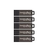 Centon Electronics DataStick Pro USB 2.0 Flash Drive, 2 GB, 5 USB Flash Drives, 5 Bulk Pack, Grey