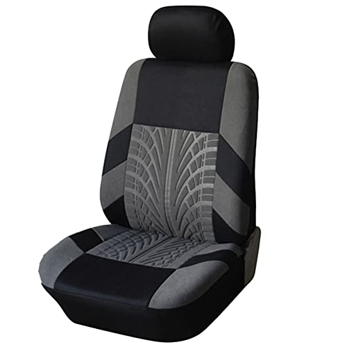 XiinxiGo Fundas Universales para Asientos de Coche, Cubre Asiento Completo, Apto para Camión, SUV, Gris Noir