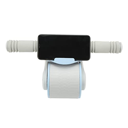 Generic Rodillo de Ruedas Abdominales Redondo Doble para Entrenamiento de Cuerpo Completo con Estante para Teléfono Móvil para Gimnasio en Casa Equipo de Fitness (#3)