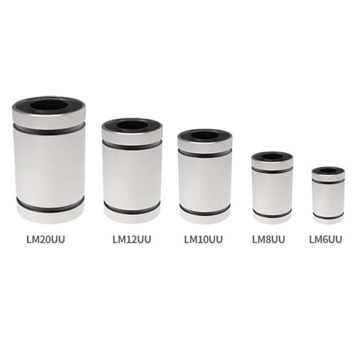 Rodamiento lineal LM6UU de 6x12x19 mm para guías de impresoras 3D 2