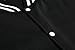 Icibgds Varsity Jacket Women Men's Baseball School Uniform Button Up Unsex Adult Long Sleeve Coat Fashion Jacket (Black,XL,X-Large)