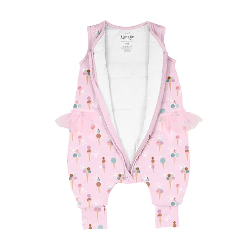 Image of Sleeveless Soft Baby & Toddler Sleeping Sack, Breathable with Adjustable Feet Cuffs & Anti-Slip Grip