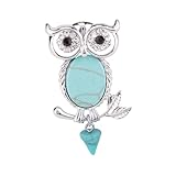 MOBUTOFU ヴィンテージ風合製フクロウブローチ レディース服飾用装飾ピン 多用途コサージュ ジャケットやドレスに おしゃれな にも