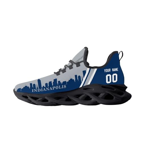 Men City Custom Football Flex Sneakers Personalized Name Number Athletic Gym Shoes for Youth Women Game Day Gift2