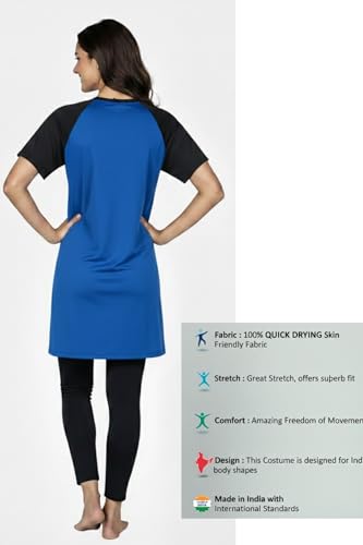 Image of ANJOR Swimming Tights & Long Half Sleeves Tshirt for Women