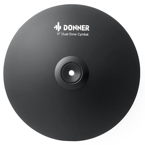 Donner 11-inch Dual Zone Mute Cymbal for Drums