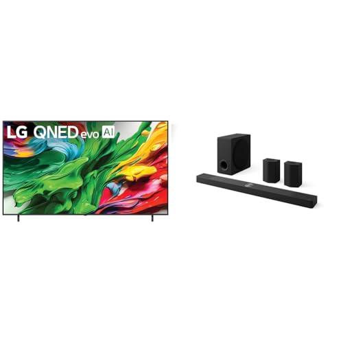 Image of LG 86 inch QNED85A 4K Smart TV & 9.1.5-Ch. S95TR Soundbar with Dolby Atmos, DTS:X, Wireless Speakers and Subwoofer Home Theater Bundle