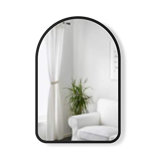 Umbra Hub espejo con forma de arco, 61x91 cm, Negro