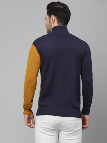 Image of Style Quotient Mens Grey Solid Sweaters