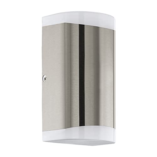 Eglo LED Outdoor wall Light Carpinera, 2 Flame External Porch Lighting