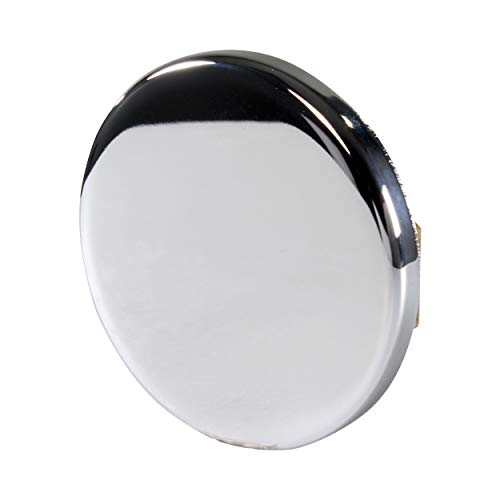 Westbrass D398Rk-26 1-1/2" Npsm Coarse Thread Mushroom Tip-Toe Bathtub Drain Stopper With Illusionary Overflow Faceplate, 1-Pack, Polished Chrome #TOP7