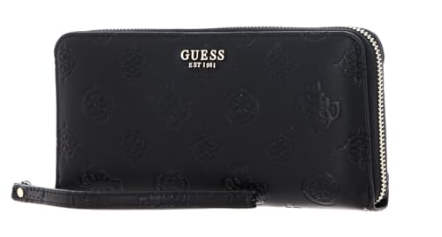 GUESS Galeria SLG Large Zip Around Wallet Black