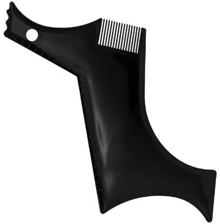 Image of KHUSHI Beard Shaper Tool With Comb For Men, Home And Salon Use, Men Beard Accessories (MULTI)