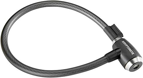 Kryptonite KryptoFlex Bike Lock Cable, 2FT/6FT Long 15mm Thick Heavy Duty Braided Steel Cable Anti-Theft Security Lock for Outdoor Equipment, Combination/Key Bike Lock