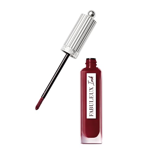 Bourjois Fabuleux Ink Lacquer, 05 Berry'tale romance, Encre à lèvres brillante et hydratante, À l’huile de tournesol, Résiste aux bavures et aux transferts, Jusqu’à 8 heures de tenue, 3,5 ml