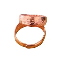 Amazon.co.jp: 2個セット純銅 リング 純銅 指輪 紫銅 銅線 リング