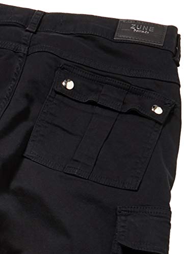 Jeans Skinny, Zune Denim, Feminino, Preto, 40