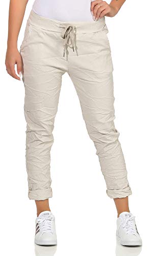 CLEO STYLE Damen Jogginghose im Vintage Look Sweatpants für Freizeit Sport...