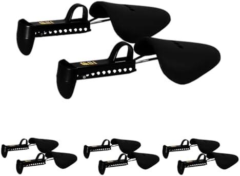 Lify Shoe Trees for Men adjustable plastic shoe Shaper/Shoe Stretcher/Boot Holder- Shoe Trees Shoe Shapers Stretcher Adjustable Shoe shaper - Men's Black Plastic Shoe Shaper