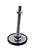 J.W. Winco 12N60SA7/KR Series GN 440.5 Stainless Steel Leveling Feet with Plastic Base Cap, Metric Size, M12 x 1.75 Thread Size, 60mm Base Diameter, 60mm Thread Length