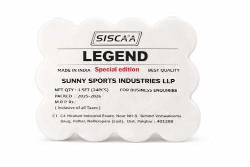 Image of WMX Kid,Teen,Adult Siscaa Carrom Coin Carrom Board Accessory Approved & Used In National Tournament Held By Carrom Federation Of India (Legend)