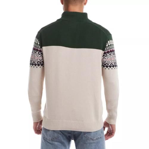Weatherproof Vintage Men's 1/4 Zip Holiday Sweater | Green, XL2
