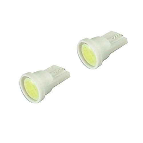 Allextreme EXT10W7 Universal T10 LED Parking Light COB Super Bright Interior Pilot License Plate Dome Indicator Lamp Bulb for Car Bike and Motorcycle (2W, White, 2 PCS)