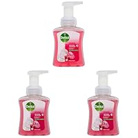 Dettol Touch of Foam Hand Wash Rose and Cherry In Bloom Anti-Bacterial Pump, 250ml (Pack of 3)
