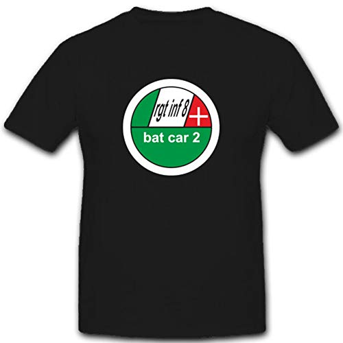 T-Shirt Infanterie 3759 Suisse Régiment 8 Noir Coupe Ample XXXXXL pour Homme Fort