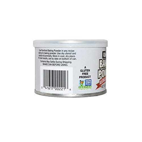 Rumford Reduced Sodium Baking Powder, 4 Ounce - Thumbnail 2