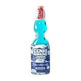 Refresco Ramune sabor a arándano 200 ml - Bebida japonesa refrescante -pack de 3 unidades