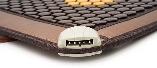 CAREFIT TourmaVital Infrared Mini Heating Mat | Professional Pain Relief Massage & Relaxation Therapy | Stone Heat Pad