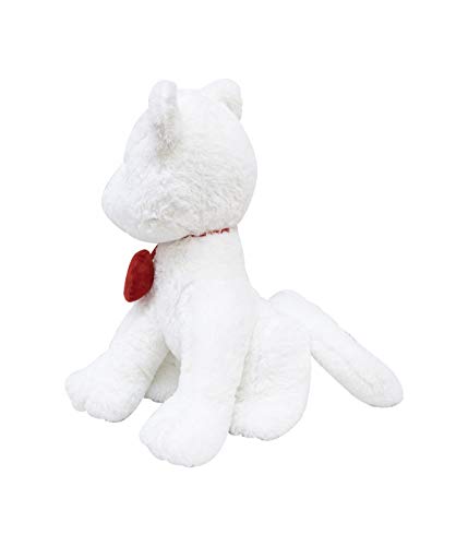 Gato Branco Sentado 38Cm, Foffylandia, Branco