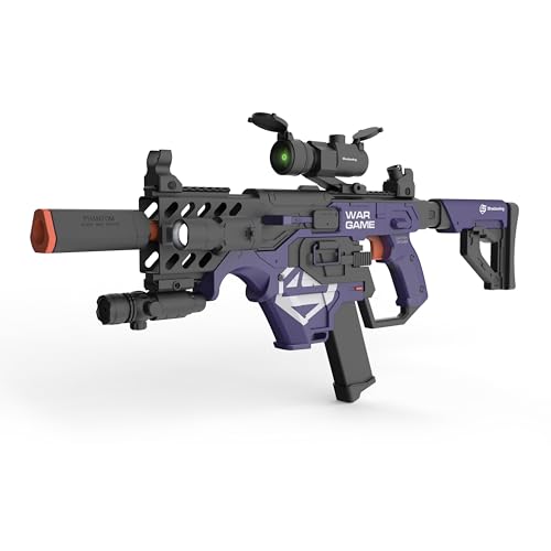 Orbiiegels Gel Blaster Orby Gun Automatic Rifle, Pre-Load Function, High Speed Splat Gel Orbi Gun for Backyard Games (Purple)