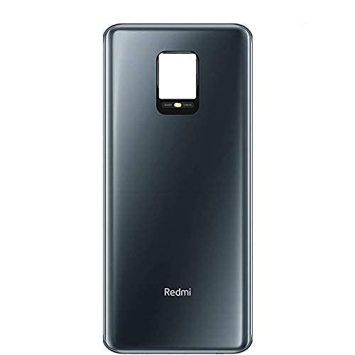 Black Glass Back Panel for Xiaomi Redmi Note 9 Pro/Pro Max – Full Body Housing Replacement (Non-Plastic, Durable Finish)